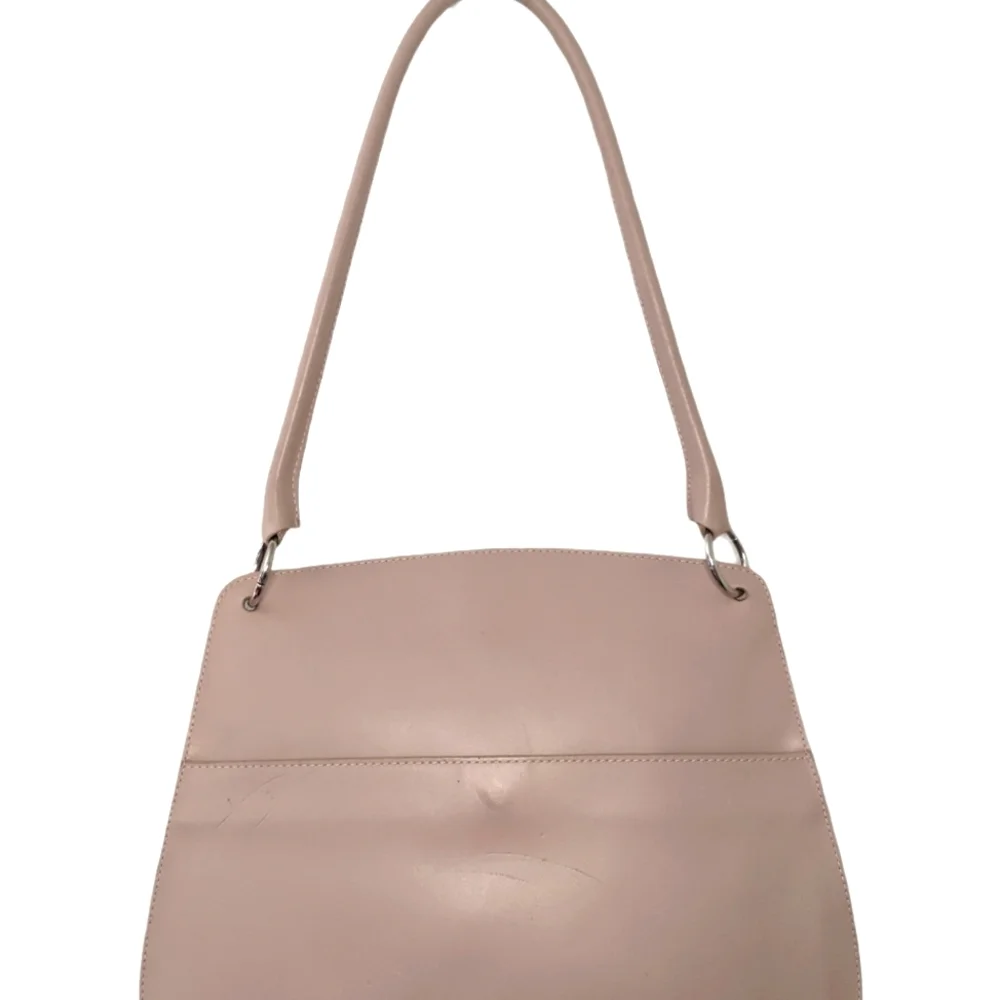 Furla Vintage Top Handle Purse Mauve Light Pink - Picture 5 of 14